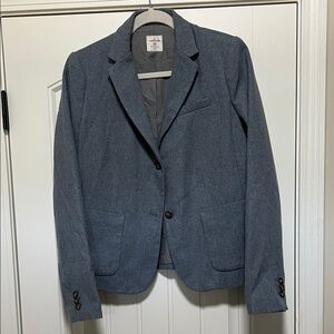 Gap Women’s Light Blue Academy Blazer - Classic Two-Button Tailored Jacket Sz 10